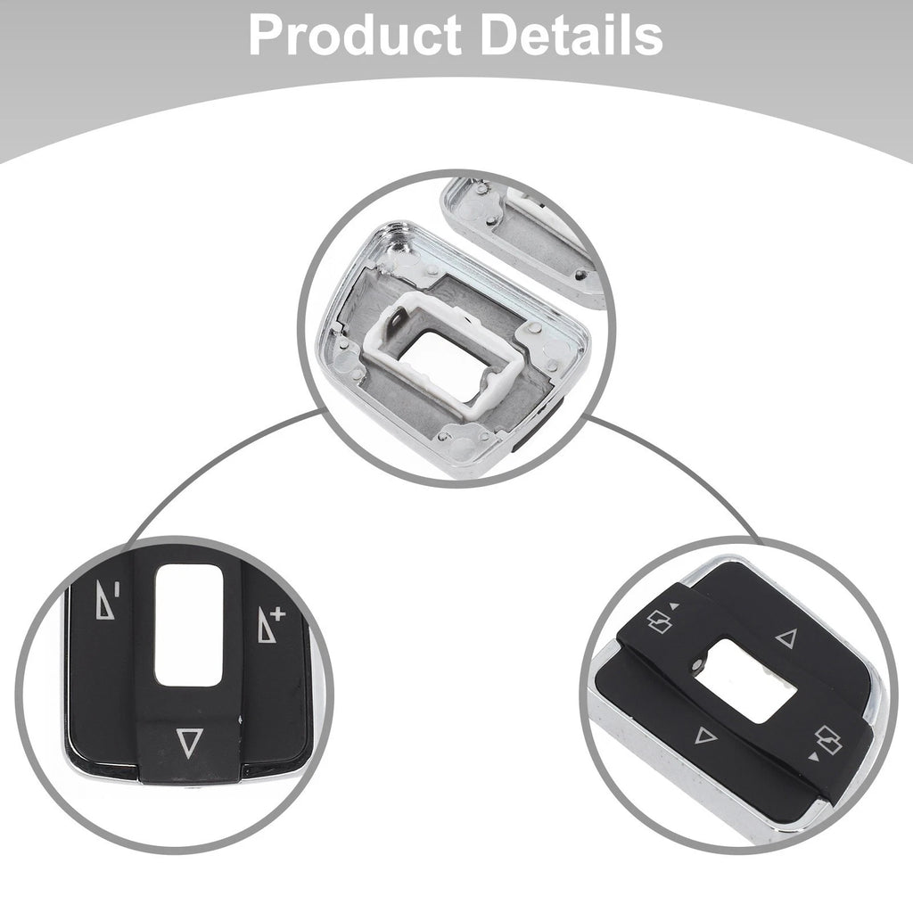 Steering Wheel Volume Switch Button Trim Cover for Volkswagen Passat B7 (2011–2014)