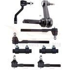 Set of 4 Tie Rods and Steering Arms for Dodge Ram 1500 (2000–2001)