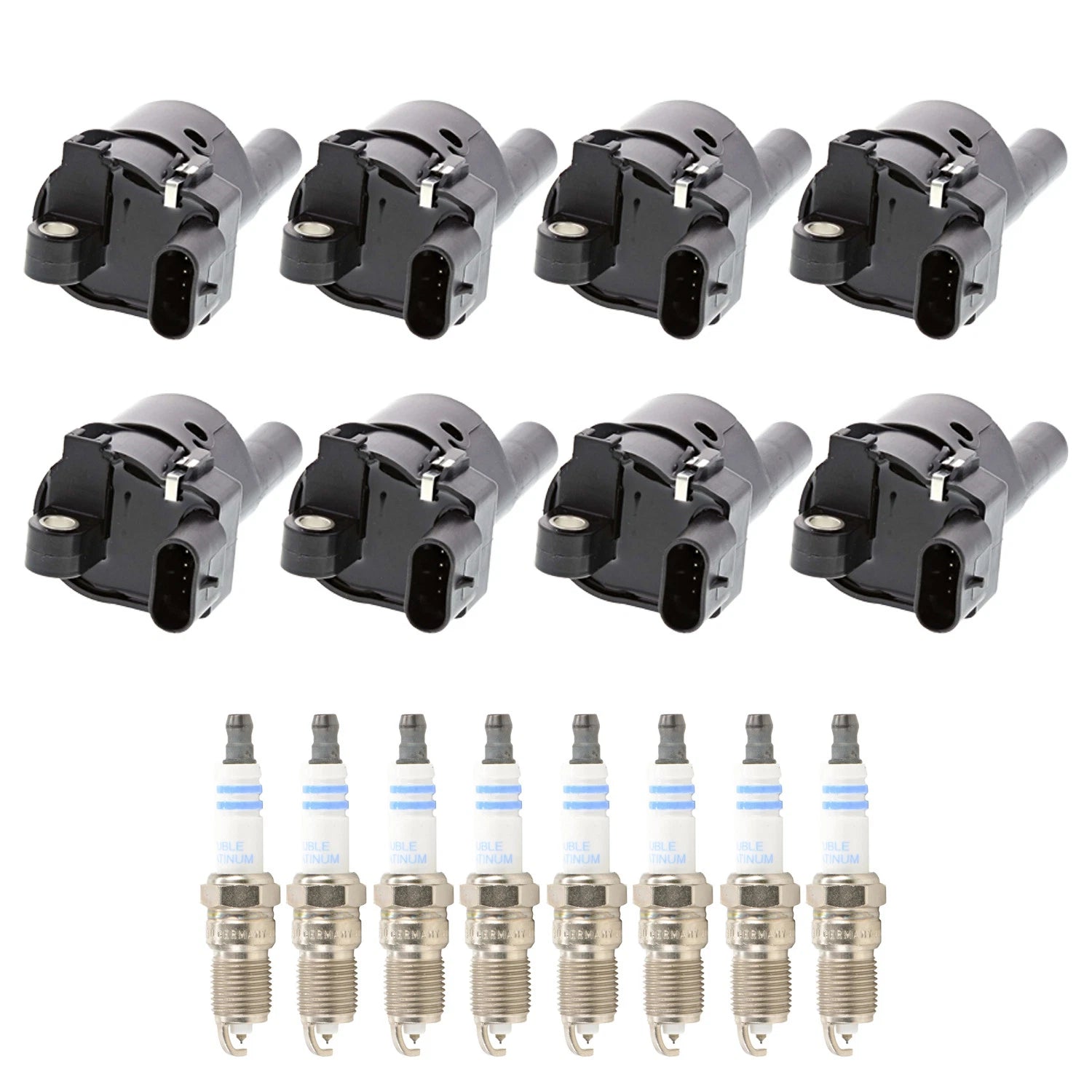 Set of 8 Ignition Coils & Spark Plugs for Savana 1500 2500 V8