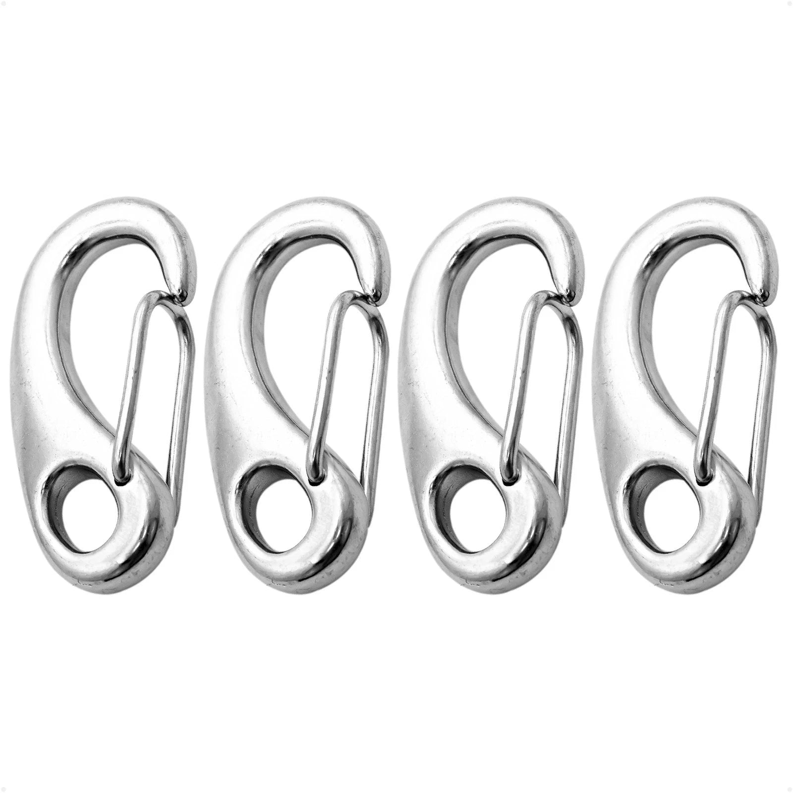 2" Snap Hook Set of 4, 316 Stainless Steel for Sailboat