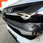 DARK GREY CHROME X-TERRIAN TRIM FRONT GRILLE FOR ISUZU D-MAX (2020-2023)