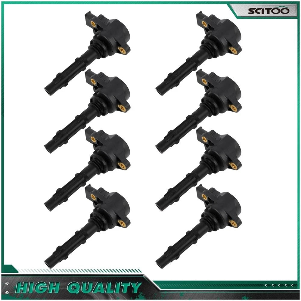 8X Ignition Coil for Mercedes-Benz CL550 (2011–2013) GL450 (2007–2013) 4.6L