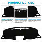 Dash Mat for Honda CR-V (2012–2017) - Non-Slip Black Cover