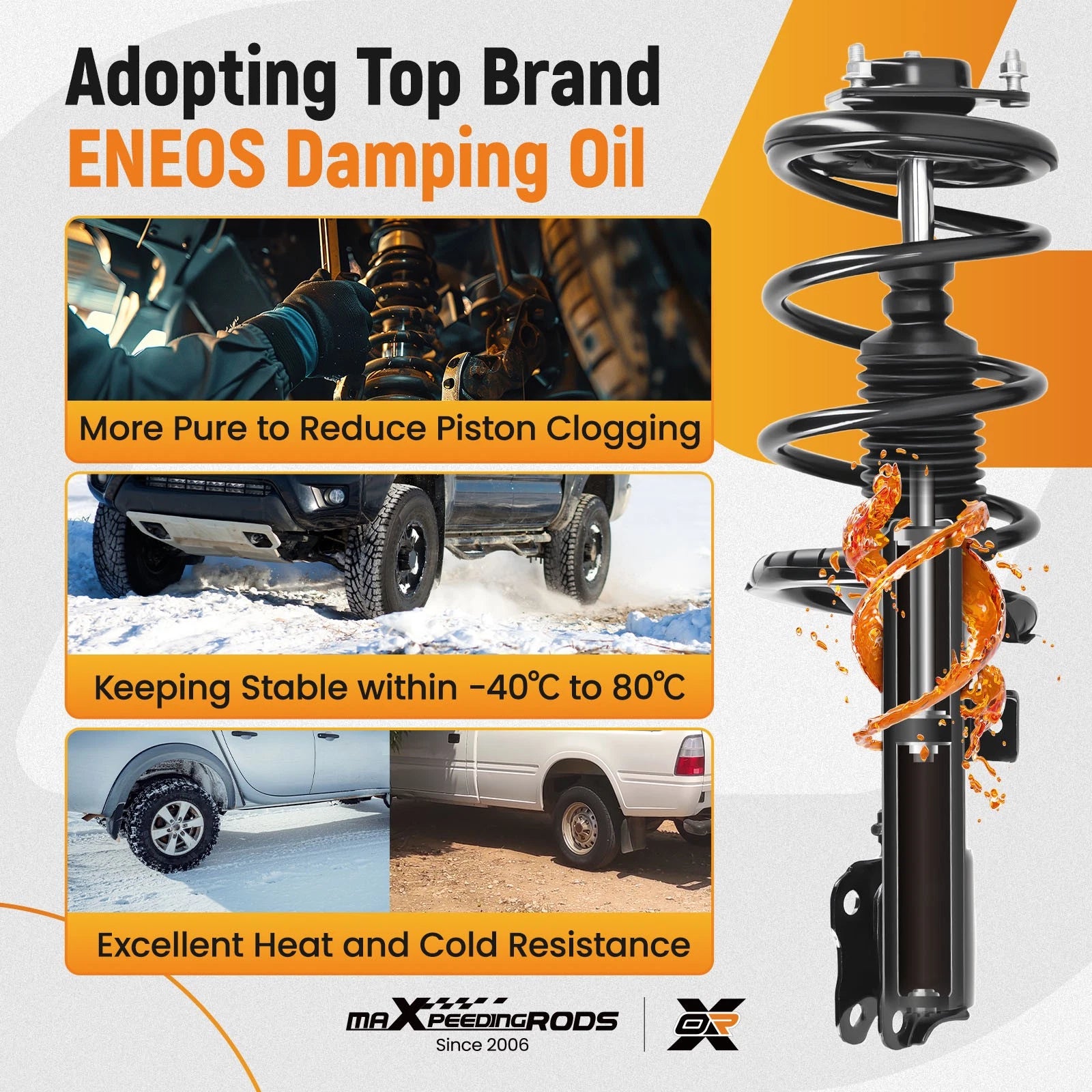 Complete Strut Set for Mitsubishi Lancer (2008–2017)