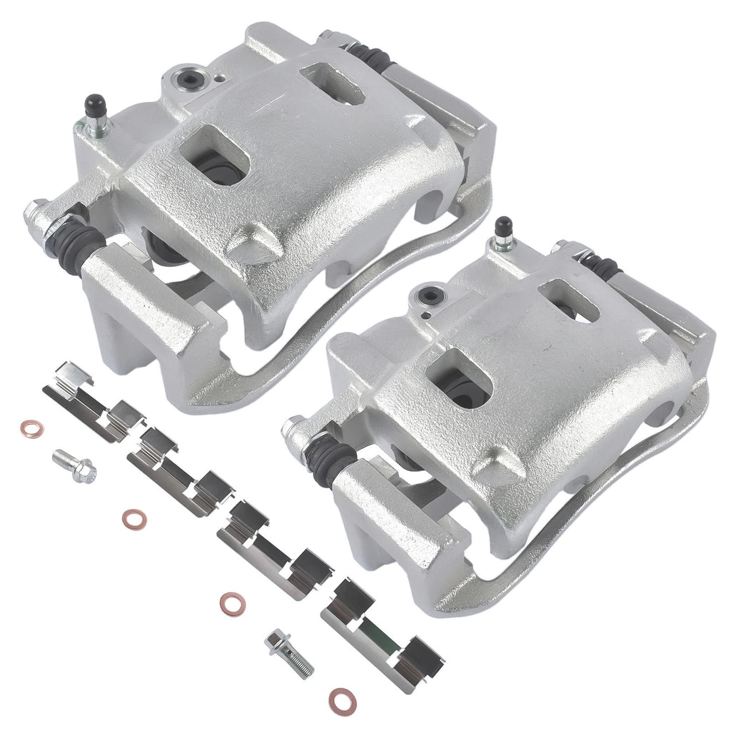 Set of 2 Front Brake Calipers for Infiniti QX56 Nissan Pathfinder Titan