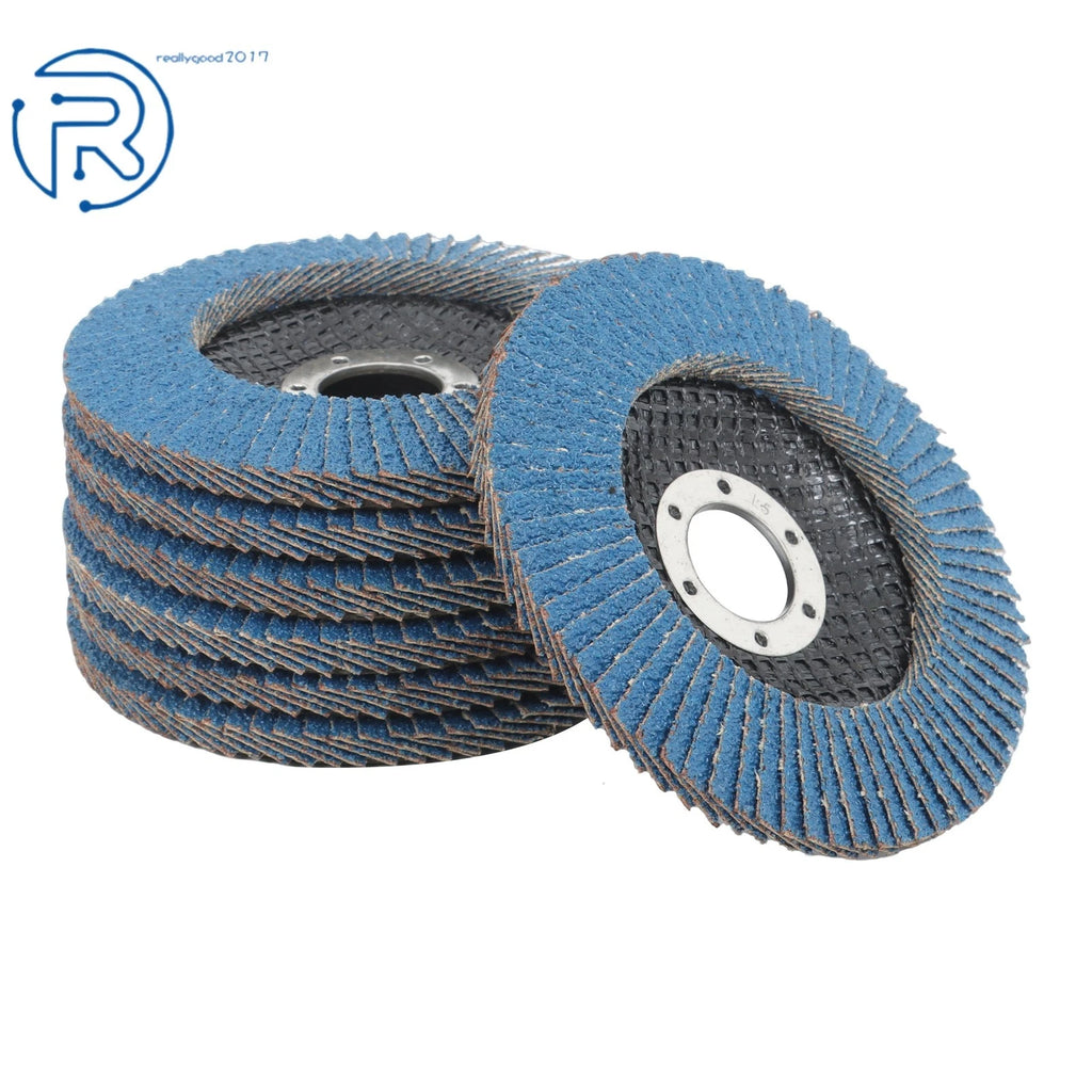 20PCS 60 Grit T29 Ceramic Flap Disc for Grinding Sanding Wheel (4.5"×7/8")