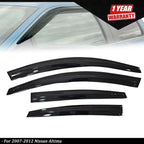 Acrylic Window Visors Rain Guard Deflector for Nissan Altima (2007–2012)