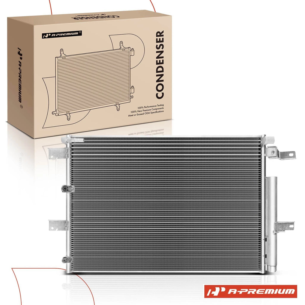 A/C condenser with receiver drier for Lincoln MKX Ford Edge (2007–2015)