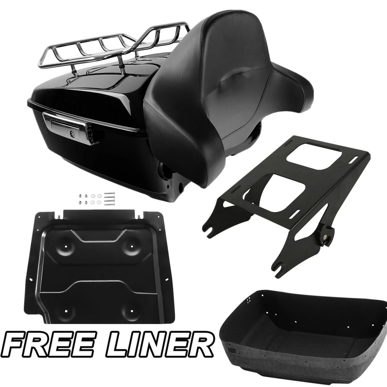 Trunk Pad Mount Base Plate for Harley Electra Glide (2014–2025)