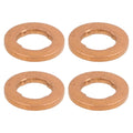 Set of 4 Elring Fuel Injection Nozzle Holder O-Rings for Beetle Golf Jetta Passat (–)