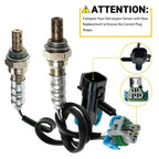 Oxygen Sensor Set of 2 for Chevrolet Equinox/Terrain (2010) - 2.4L