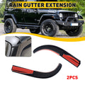 Water Rain Diverter Guard for Jeep Wrangler JKU (2007–2018)