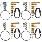 Set of 4 Carburetor Rebuild Kits for Honda CB550F CB550 CB550K (1974–1976)