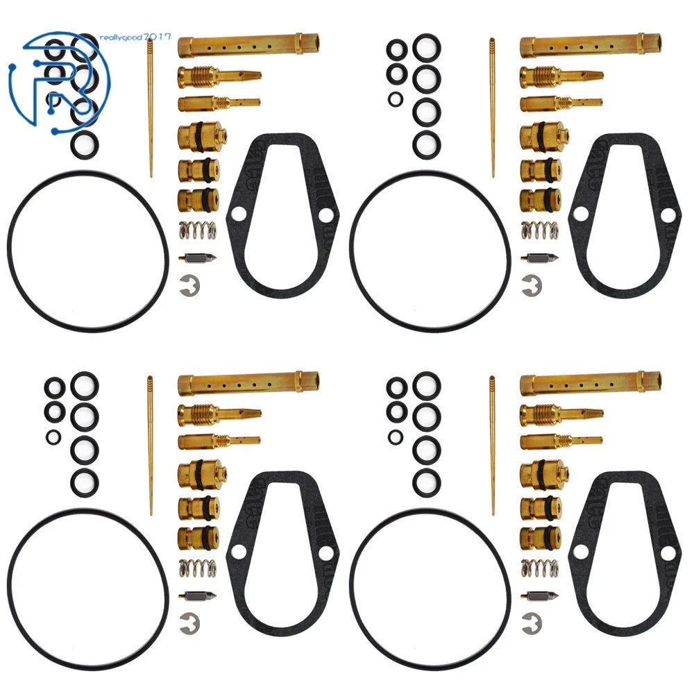 Set of 4 Carburetor Rebuild Kits for Honda CB550F CB550 CB550K (1974–1976)