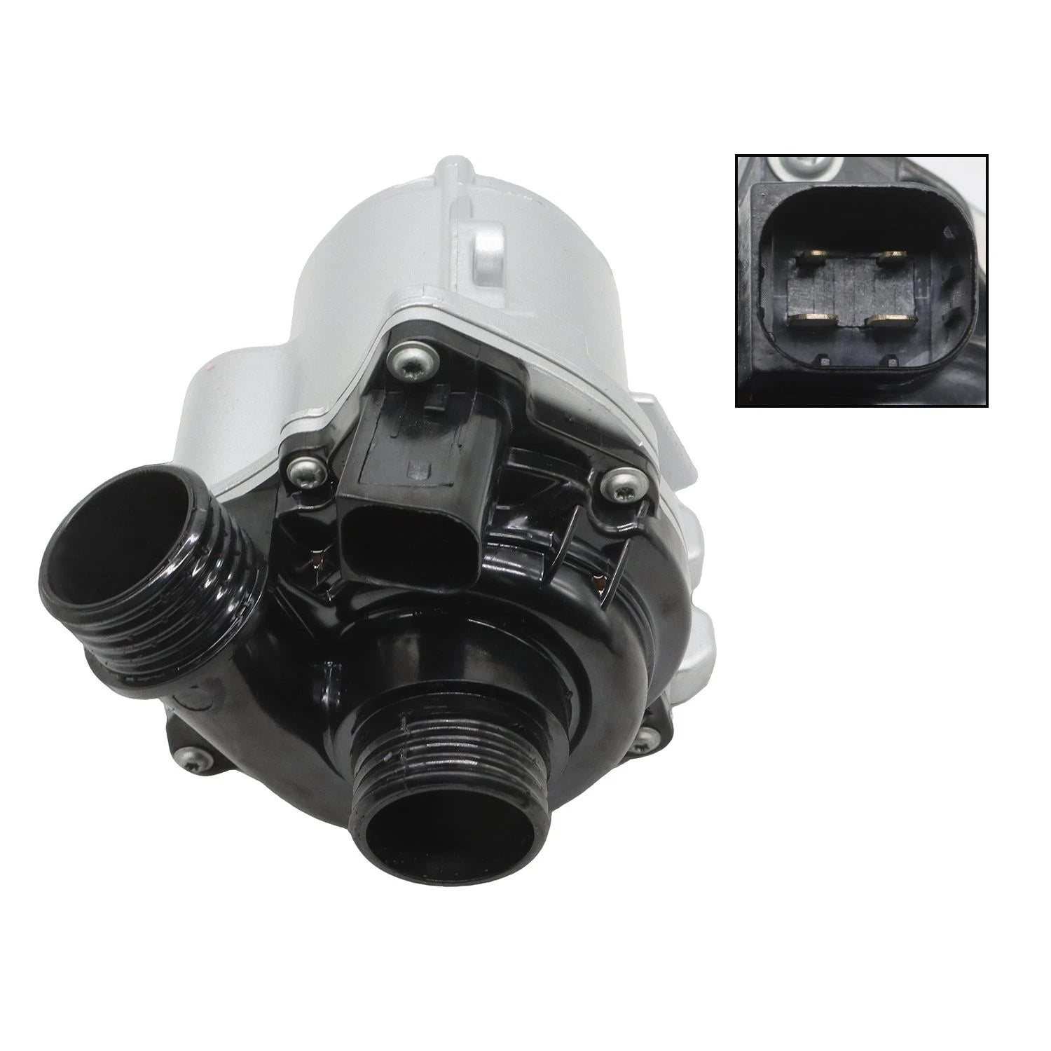 Electric Engine Water Pump w/Thermostat 11517563659 for BMW 335i 535i (2007–2013)