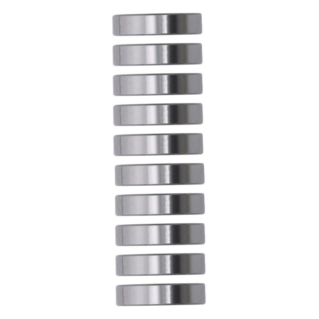 Set of 10 Deep Groove Ball Bearings for R18 (1-1/8" x 2-1/8" x 1/2")