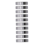 Set of 10 Deep Groove Ball Bearings for R18 (1-1/8" x 2-1/8" x 1/2")