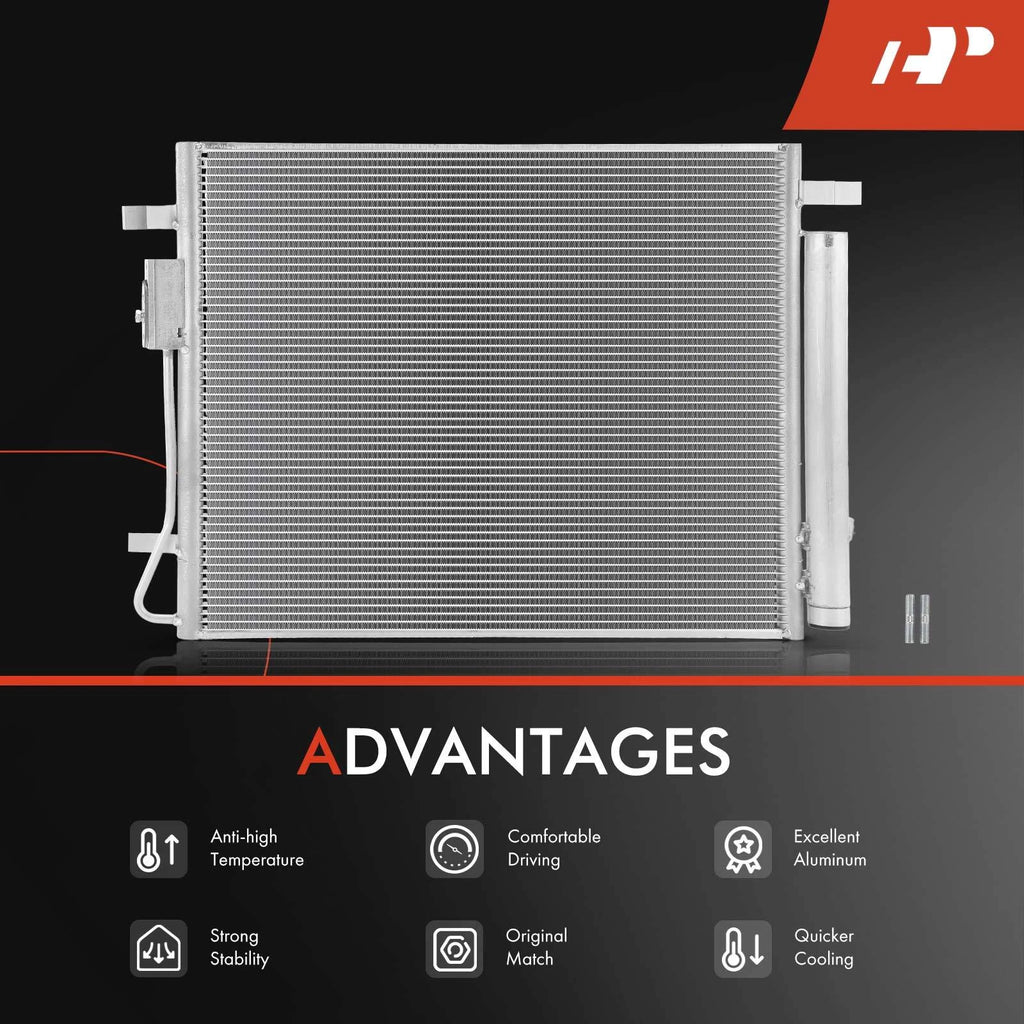 A/C Condenser with Receiver Drier & Bracket for Hyundai Tucson (2022-2024)