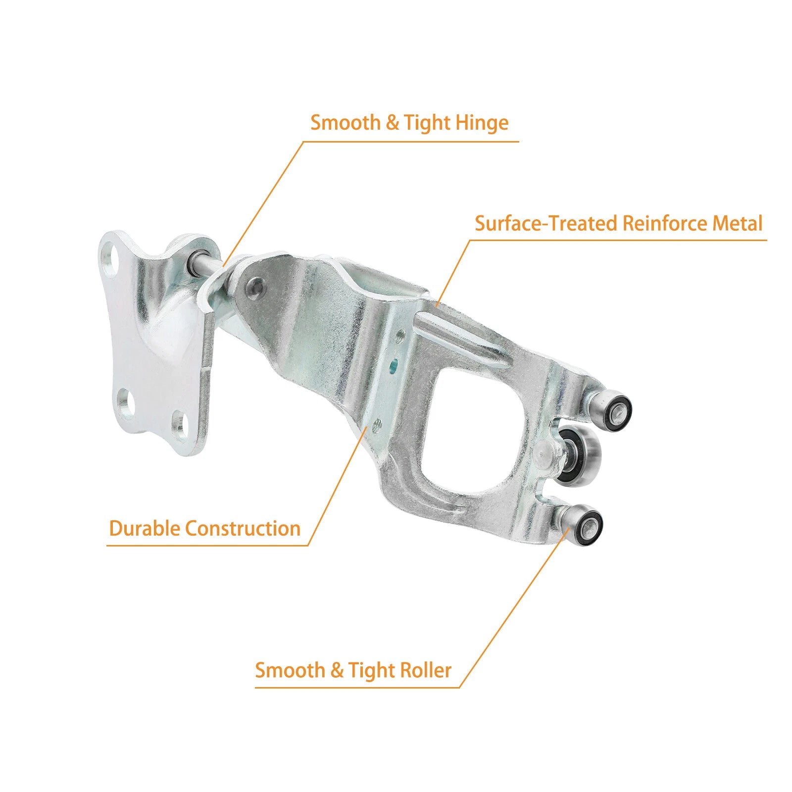 Left Driver Side Center Sliding Door Hinge & Roller for Toyota Sienna (2004-2010)