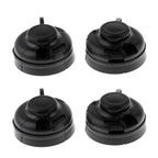 Set of 4 Kayak Boat Fishing Rod Holder Mount Base with 8 Screws
