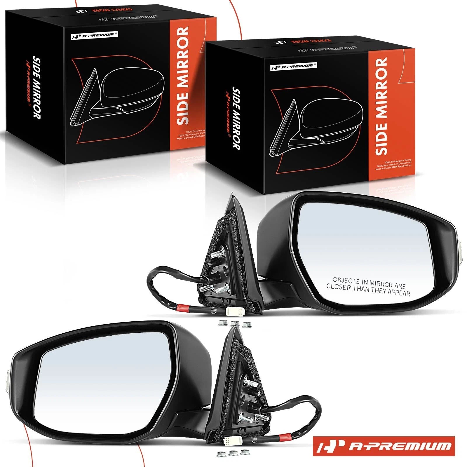 Power Mirrors with Manual Fold & Signal Light for Nissan Altima (2013–2018)