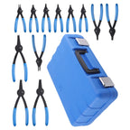12 PC Snap Ring Pliers Set - Fixed Tip 0° 45° 90°