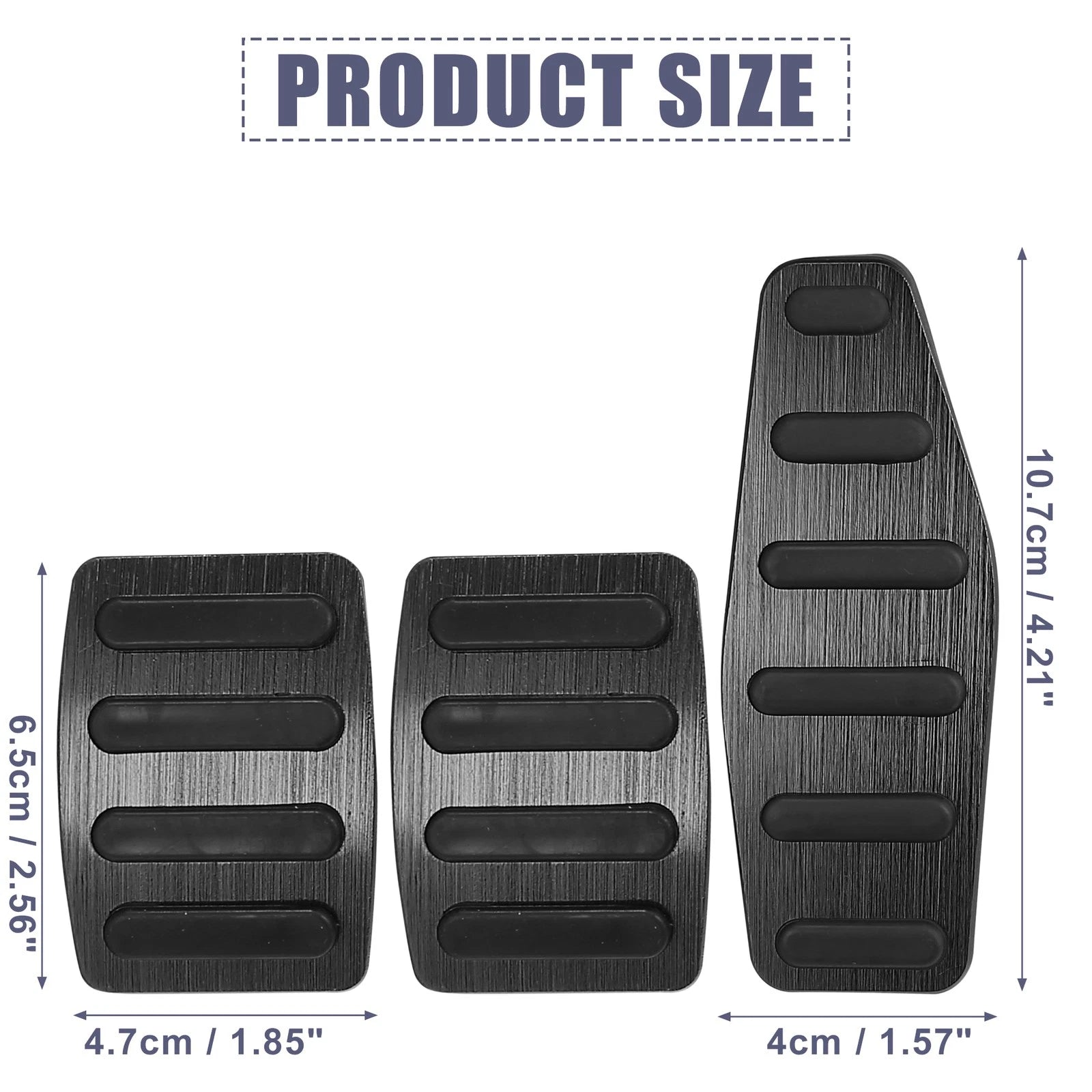 Set of 3 Pedals for Suzuki Jimny (Year Range Not Specified)