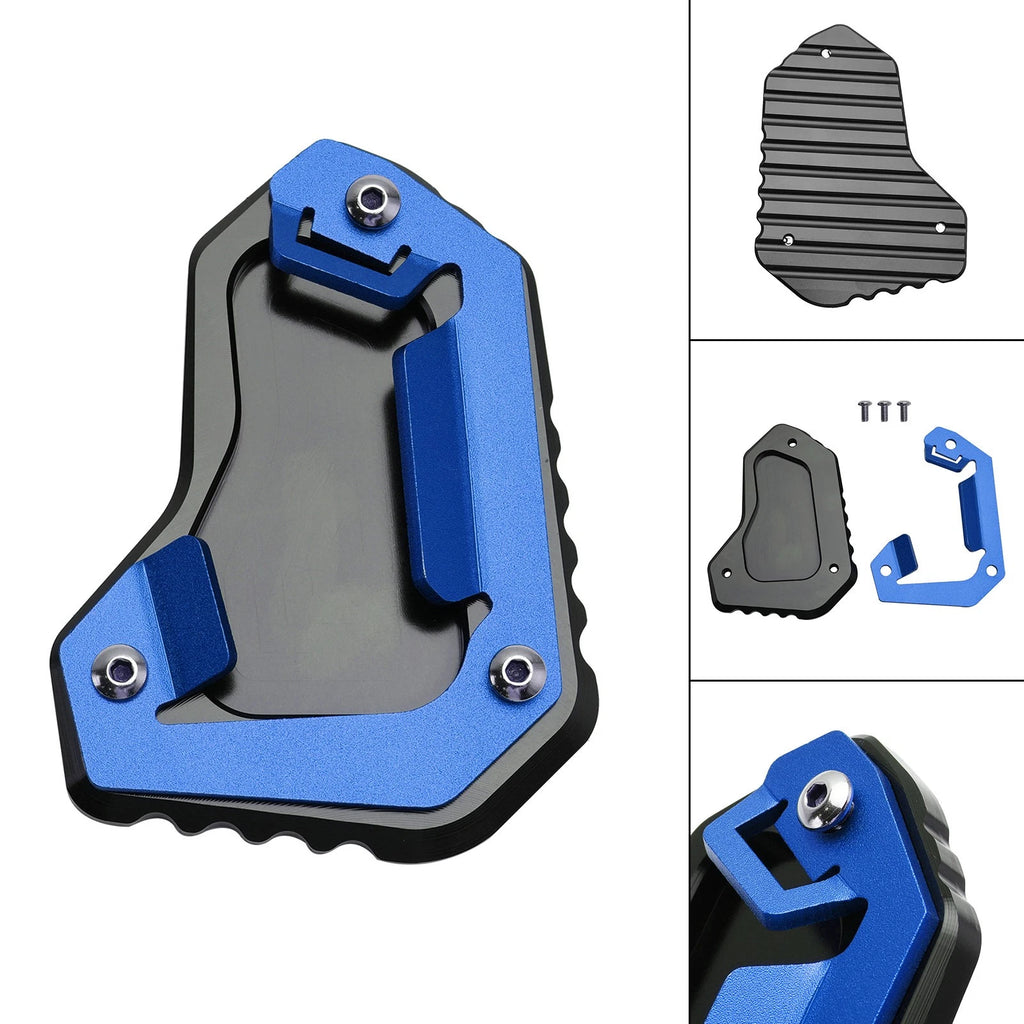Kickstand Enlarger Plate Pad for Tiger 1200 Explorer (2012–2015) V13VG Blue