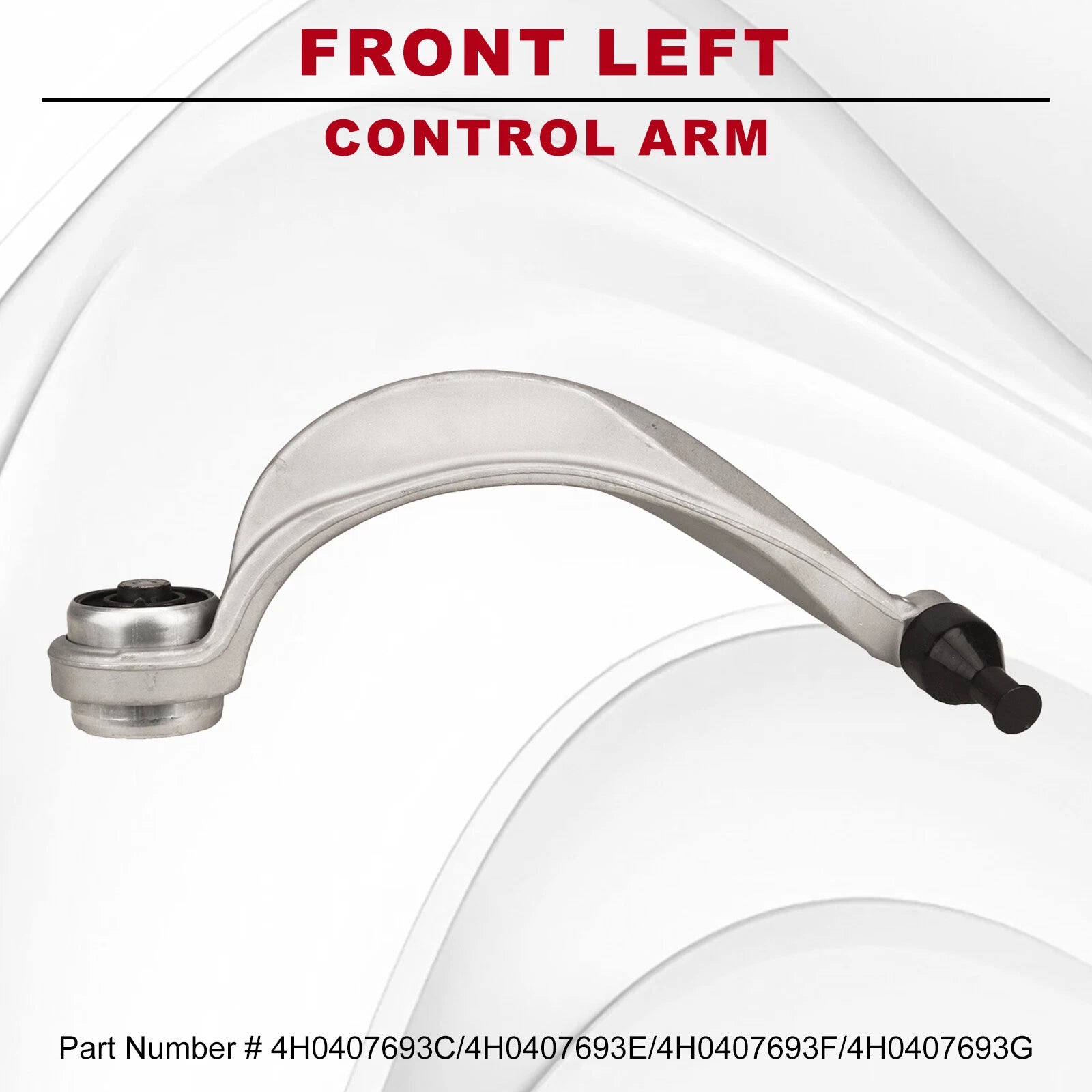 Front Left Lower Rearward Suspension Control Arm for Audi A8 Quattro (2003-2010)