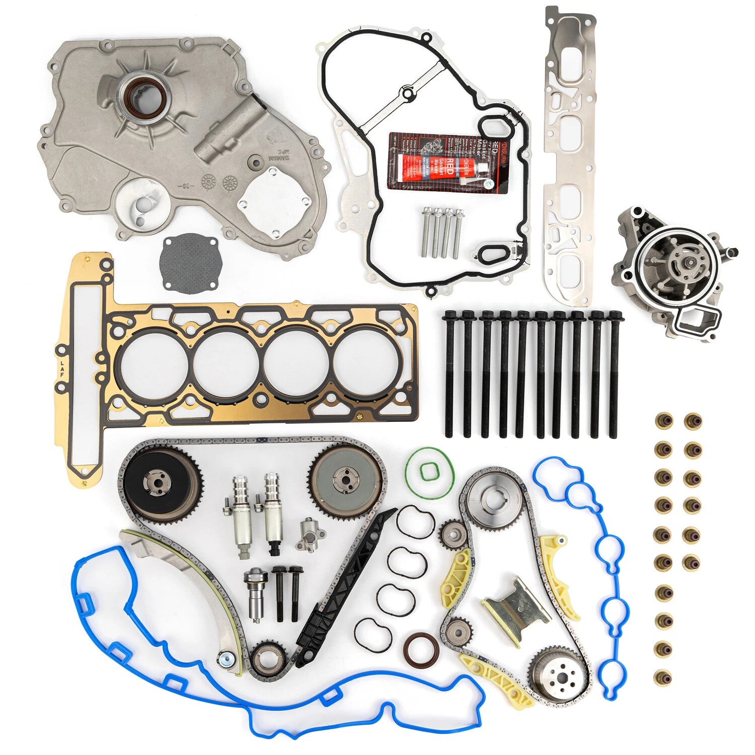 Timing Chain Gasket Kit for Buick Allure, Lacrosse, Regal, Verano (L4 2.0L, 2.4L)