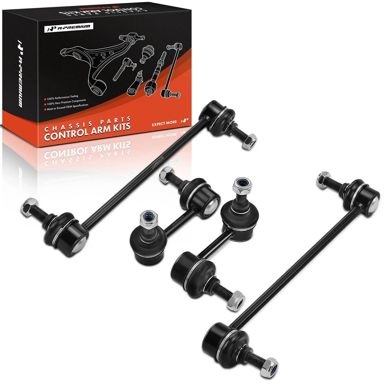 Set of 4 Sway Bar Links for Chrysler 200 (2011–2014)