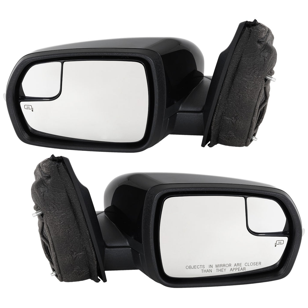 Power Heated Side Mirrors for Ford Edge (2015–2018) Left Right Paintable