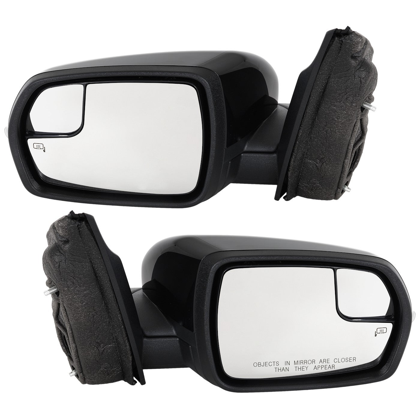 Power Heated Side Mirrors for Ford Edge (2015–2018) Left Right Paintable