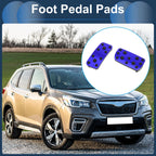 2 Pcs Automatic Foot Accelerator Pedal Covers for Subaru Forester (2006–2018) Blue