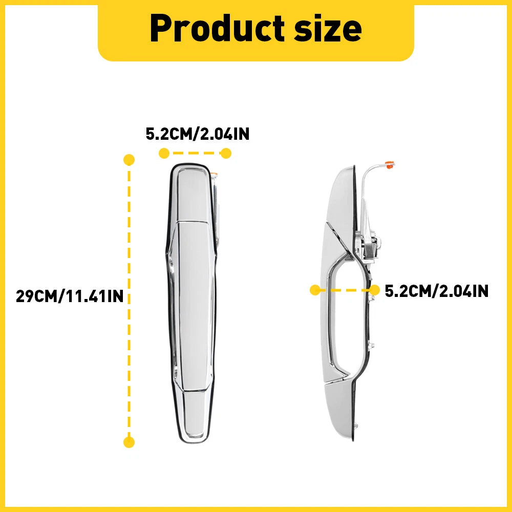 Rear Right Exterior Door Handle for Chevrolet Avalanche (2007–2013)