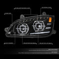 LED Sequential Chasing Projector Headlights for Kenworth T660 (2008–2017)