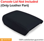 Center Console Lid Armrest Cover for Audi A7 (2012–2018) Black PVC Leather
