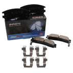 Set of 4 Akebono ProACT Rear Disc Brake Pads for Buick Chevrolet Oldsmobile Pontiac