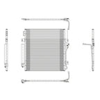 Replacement Condenser w/TOC 3.7L V6 For 2008-2012 Jeep Liberty