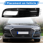 1pc Fog Light Grill for Audi A8 D3 (2008–2010) No. 4E0807681AN ABS