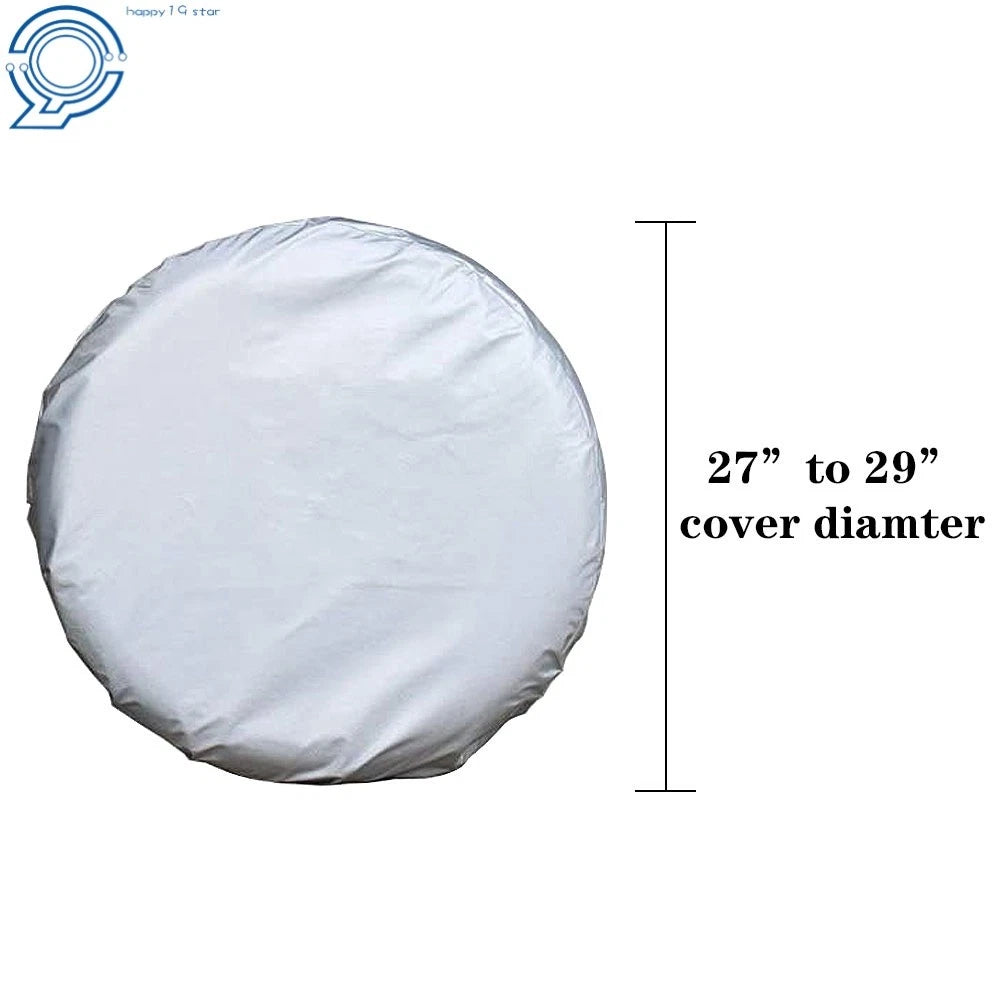 Set of 4 Tire Covers for RV Travel Trailer (27-29 Inch)