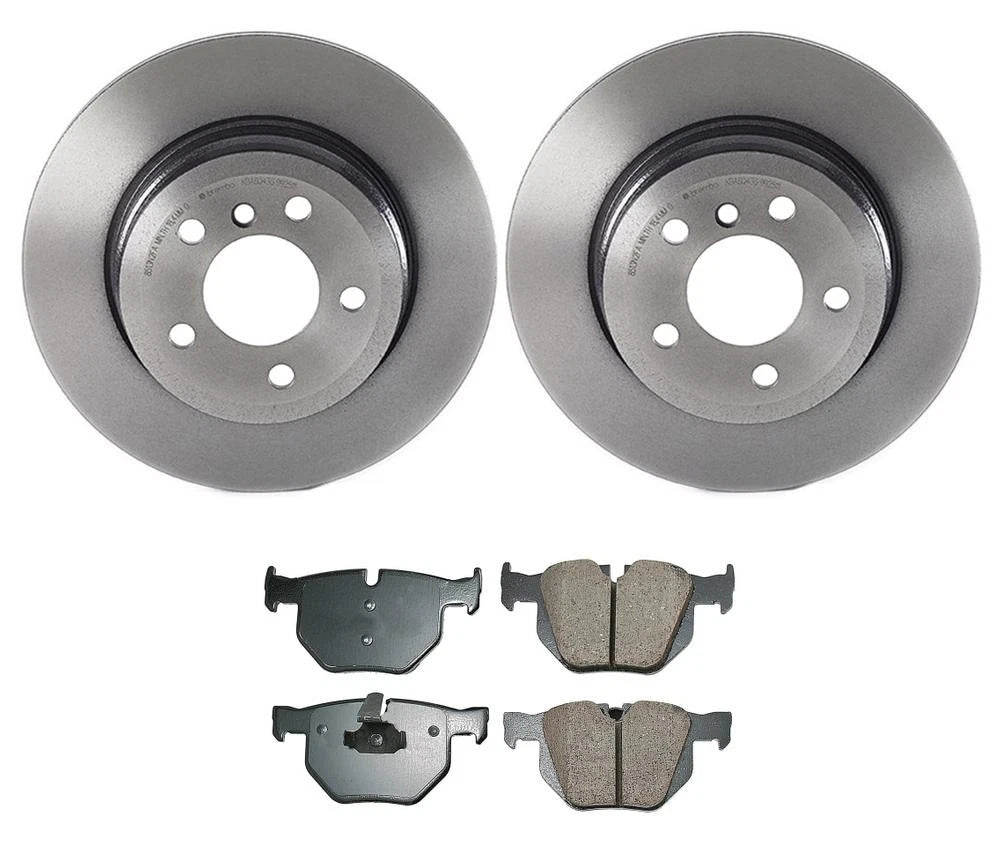 Rear Brake Kit for BMW X5 E70 F15, X6 E71 F16 (Ceramic Pads & Rotors)