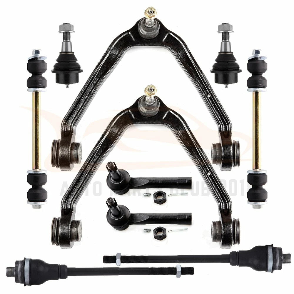 10pcs Front Upper Control Arms Tie Rods Ball Joints for GMC Yukon (2000–2006)