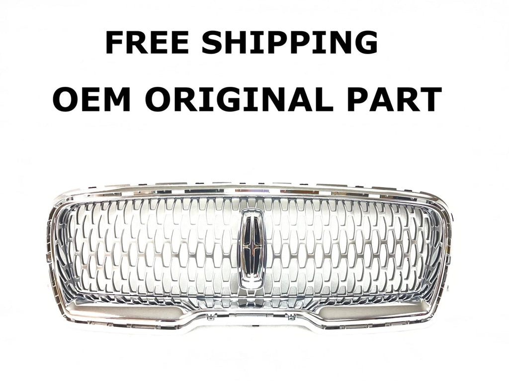Chrome Front Upper Bumper Grille for Lincoln Nautilus (2021–2022) MA1B-8200-ND
