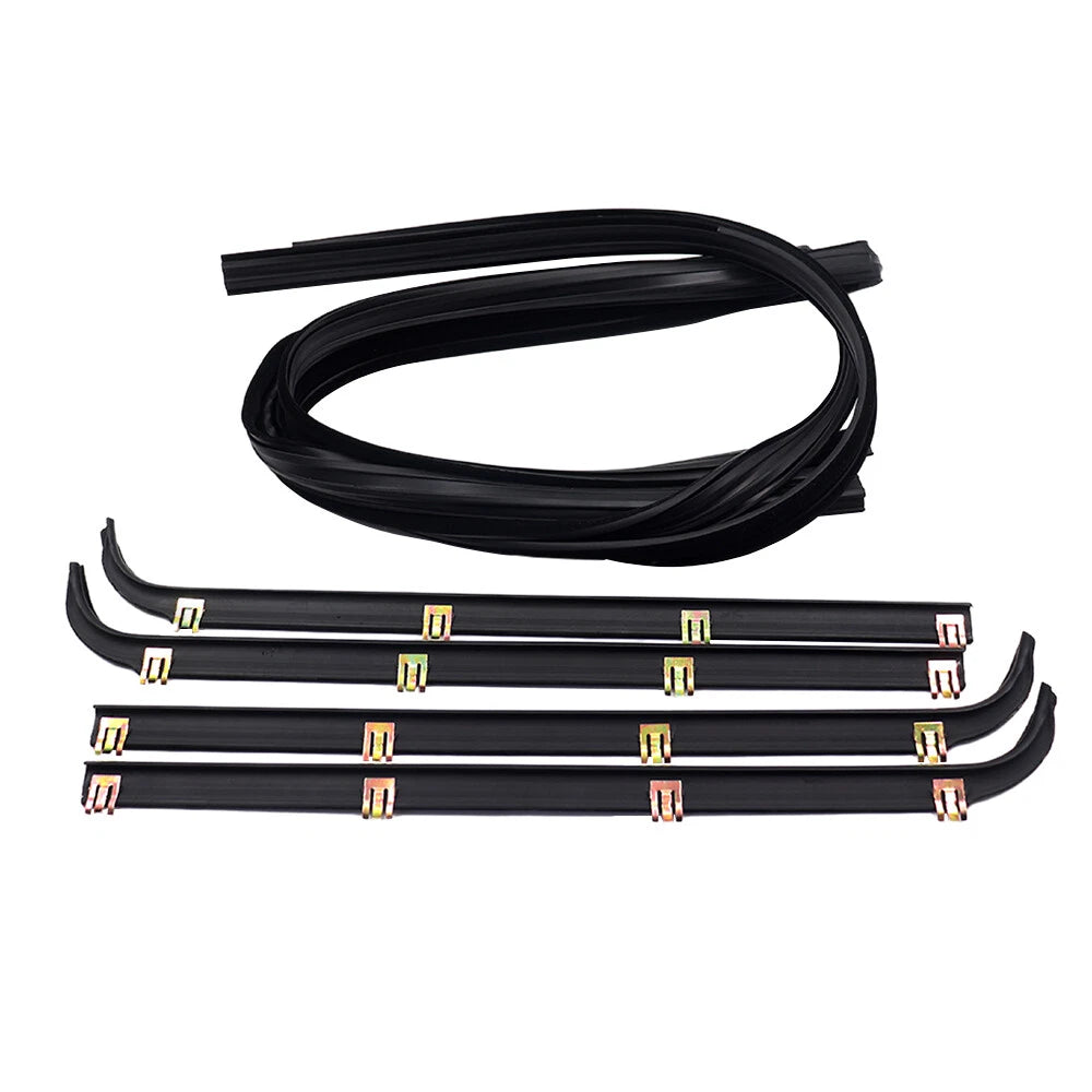 Set of 6 Window Sweep Weatherstrip for Ford Pickup Truck (1987–1997)