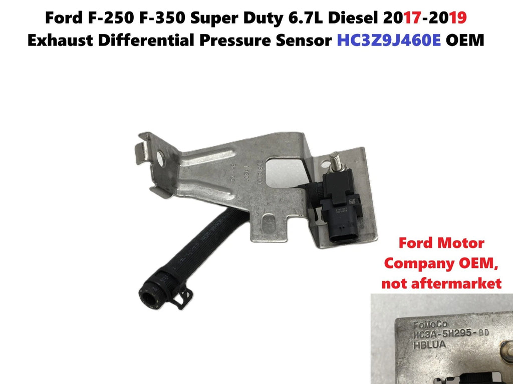 Exhaust Differential Pressure Sensor HC3Z9J460E for Ford F250 SD (2017–2019)