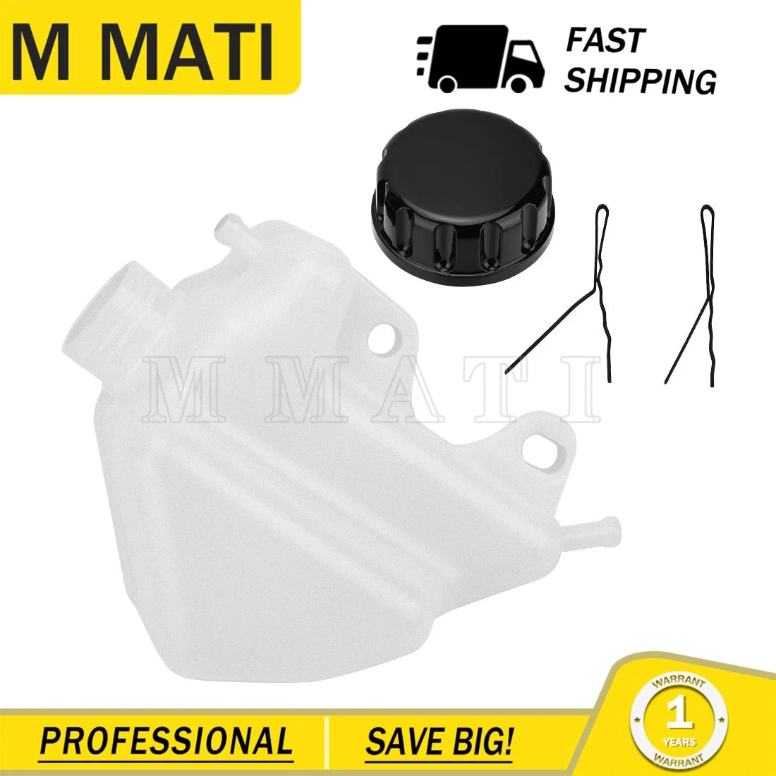 Coolant Reservoir Tank for Kawasaki KLX250 (2018–2020) KLX300 (2021–2024) 43078-0044