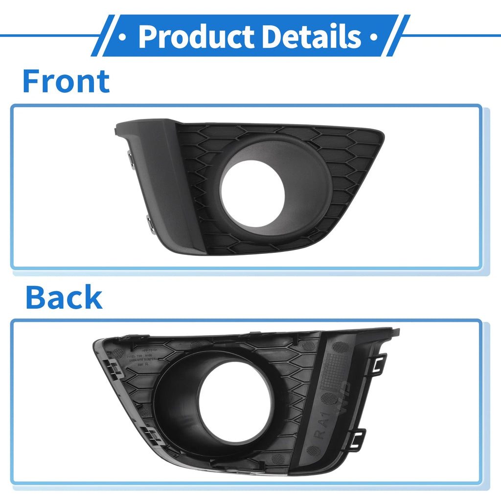 Front Right Fog Light Grill No. 71103T5RA10 for Honda Fit (2015–2017)