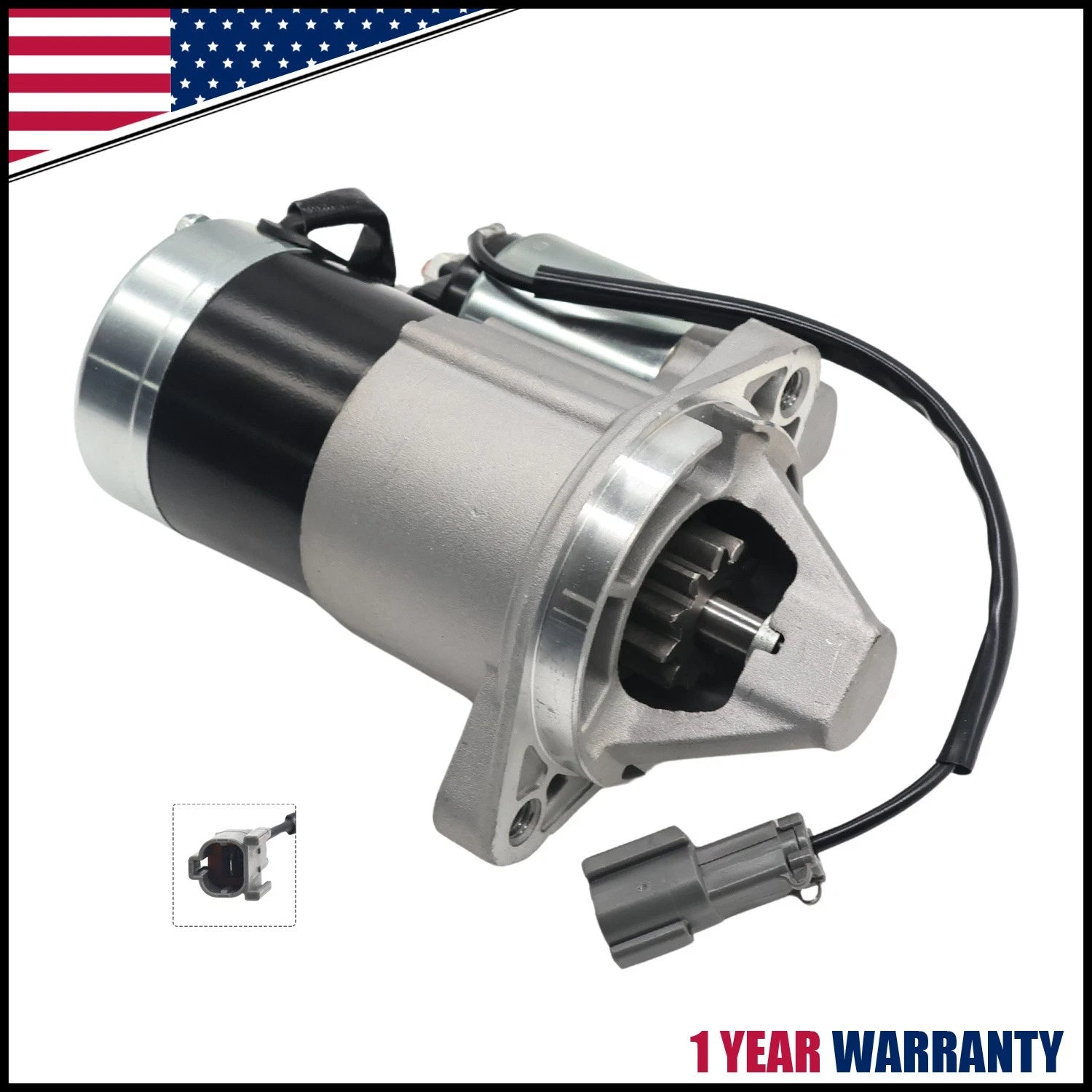 Starter for Nissan Frontier, Xterra (2001–2004) 3.3L V6 3275CC