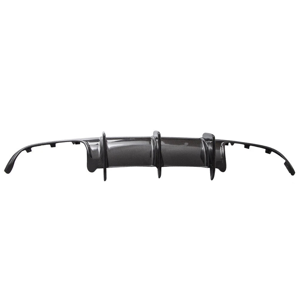 Rear Bumper Diffuser Lip Kit for Mercedes Benz C63 AMG (2008–2011) Carbon Fiber
